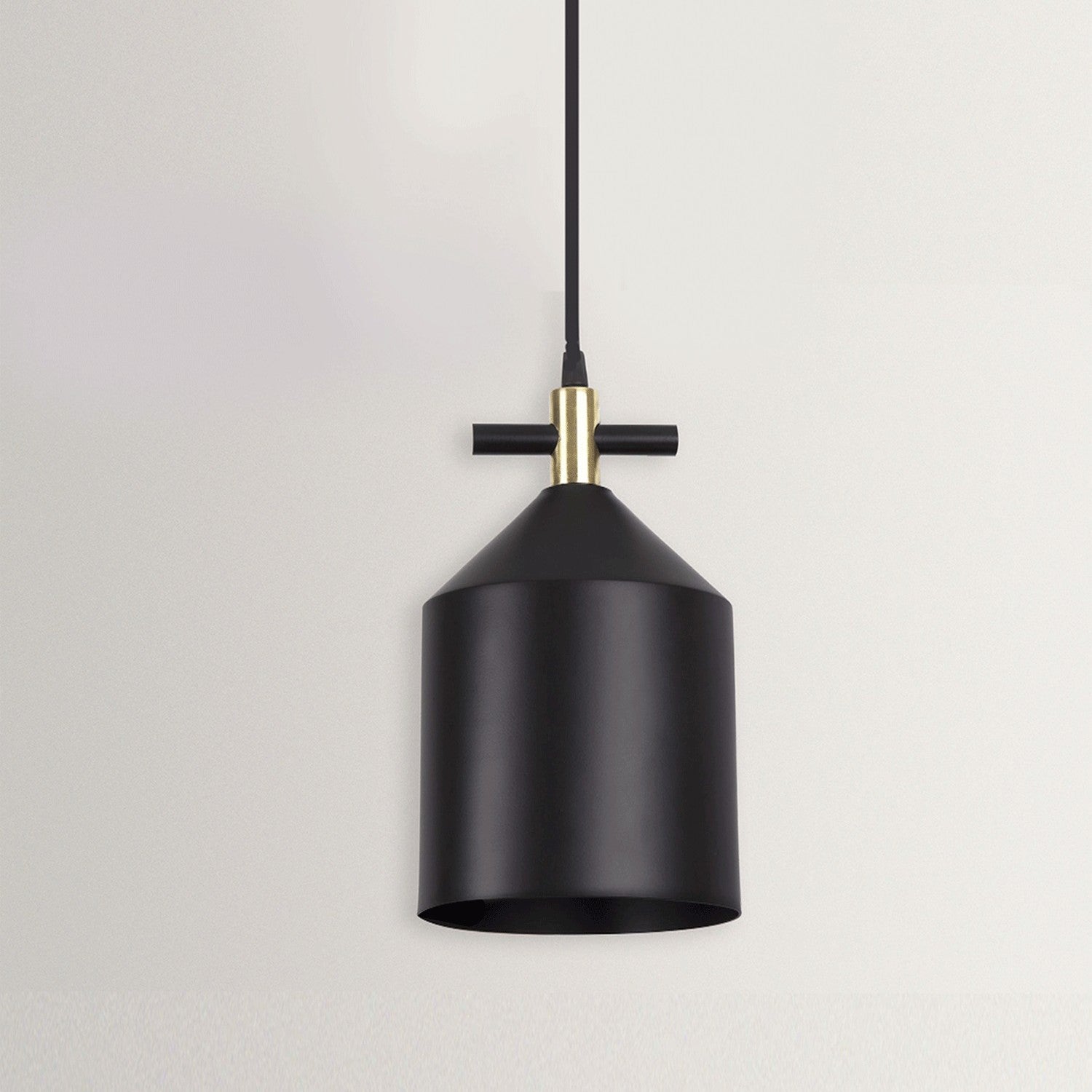 Bell Pendant Lamp in Brass