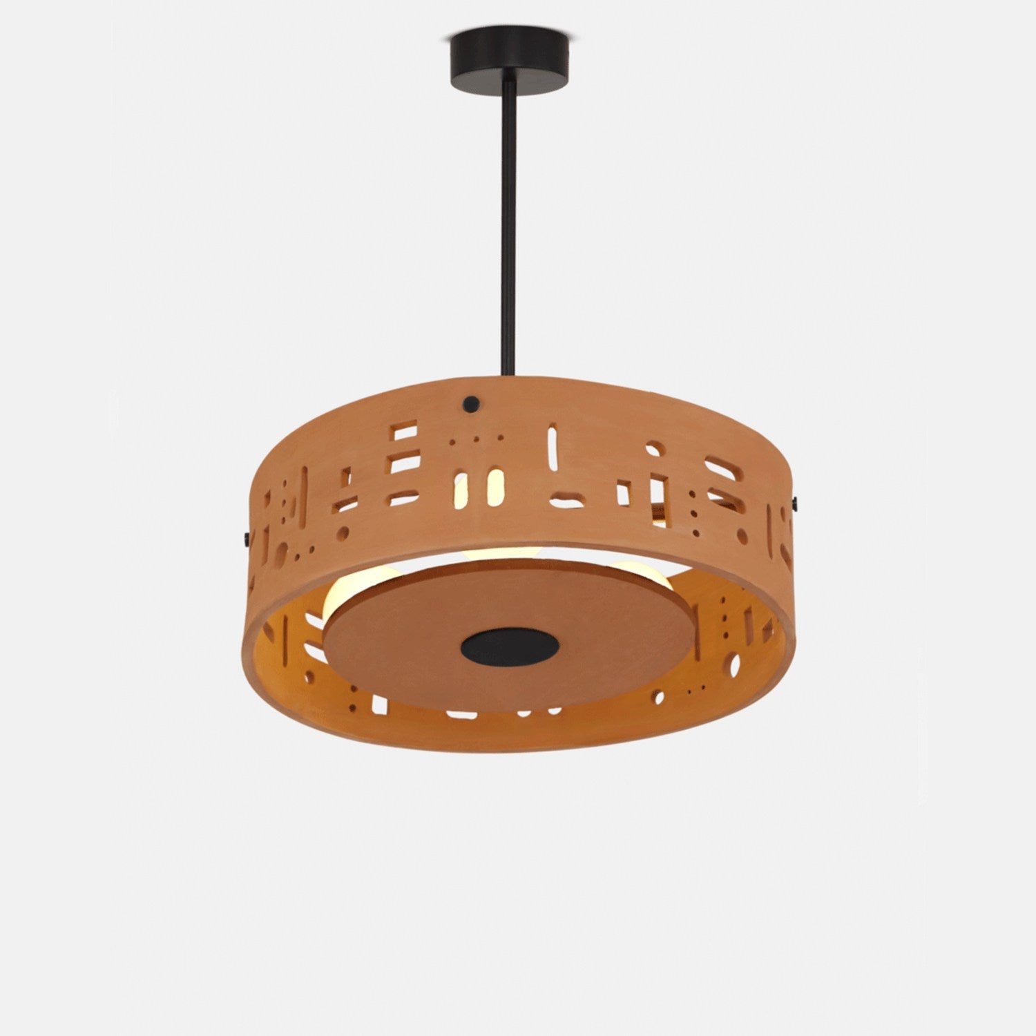 Cut-out Pendant in Terracotta