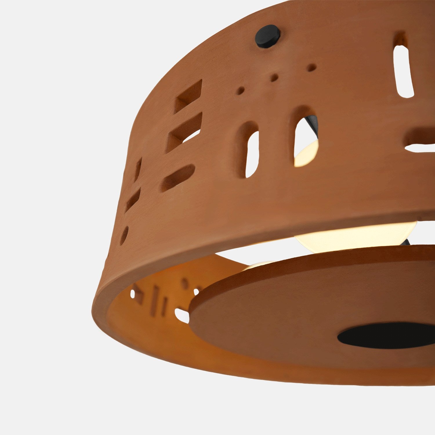 Cut-out Pendant in Terracotta