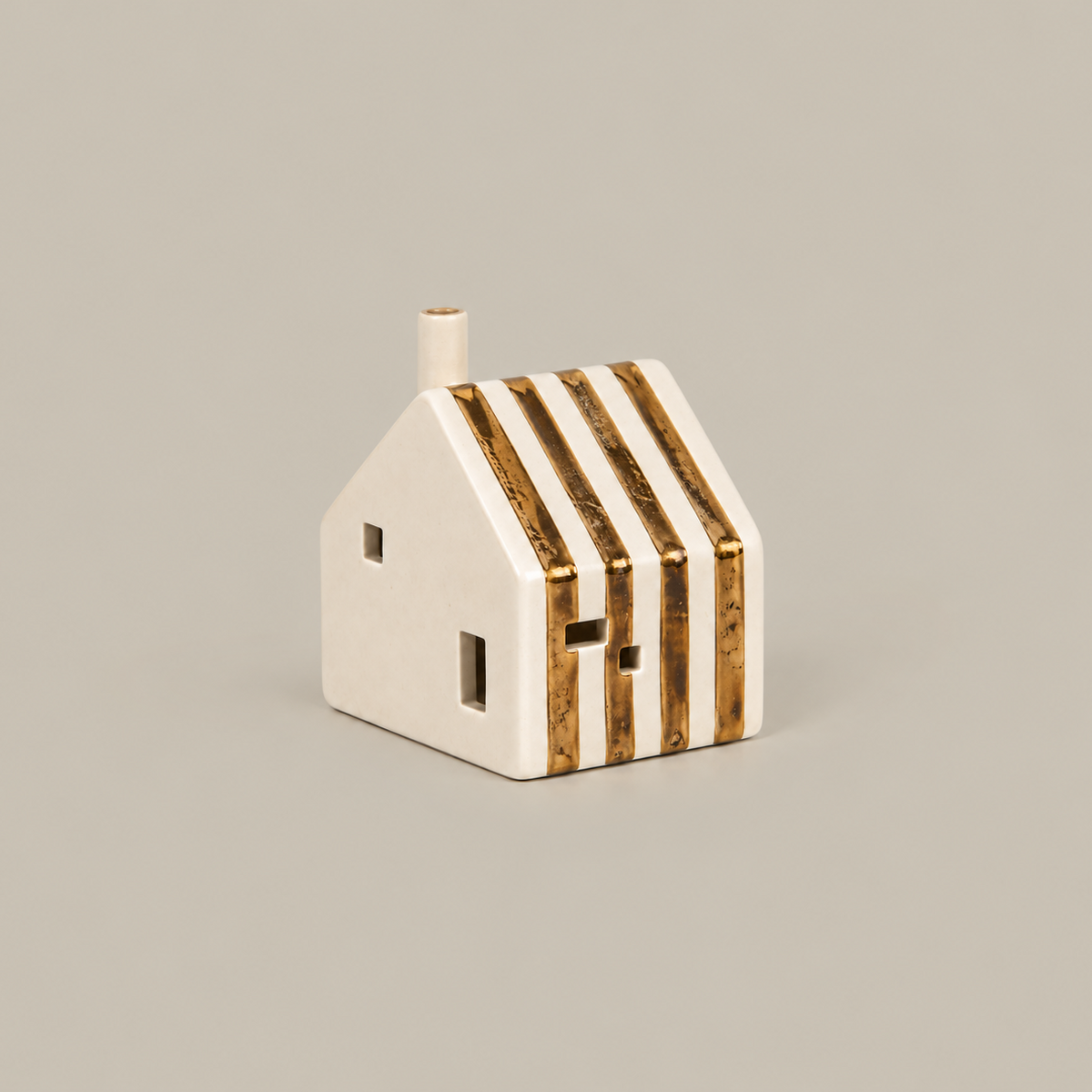 Miniature Houses - Gold Finish