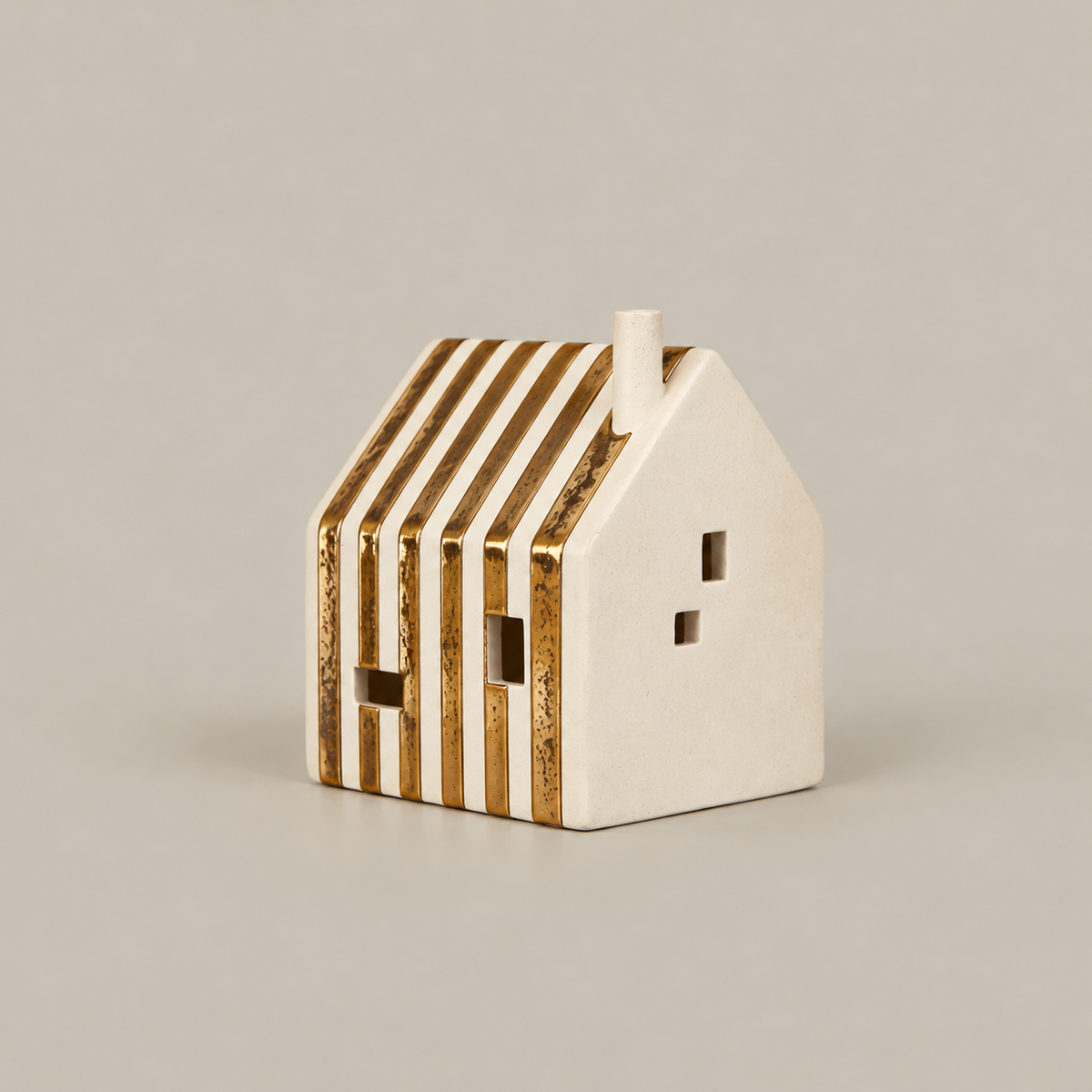 Miniature Houses - Gold Finish