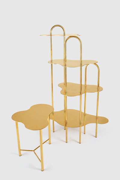 Ripple Shelf - Gold
