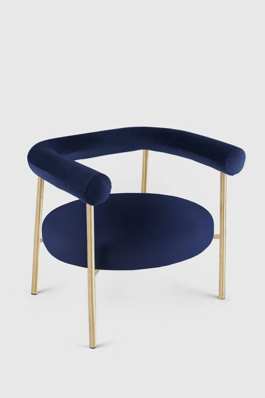 Krest Lounge Chair - Gold