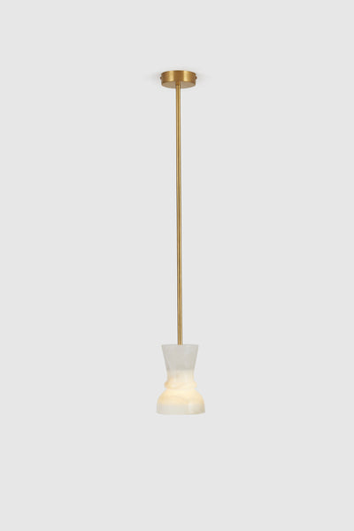Alabaster Pendant 1 - Gold