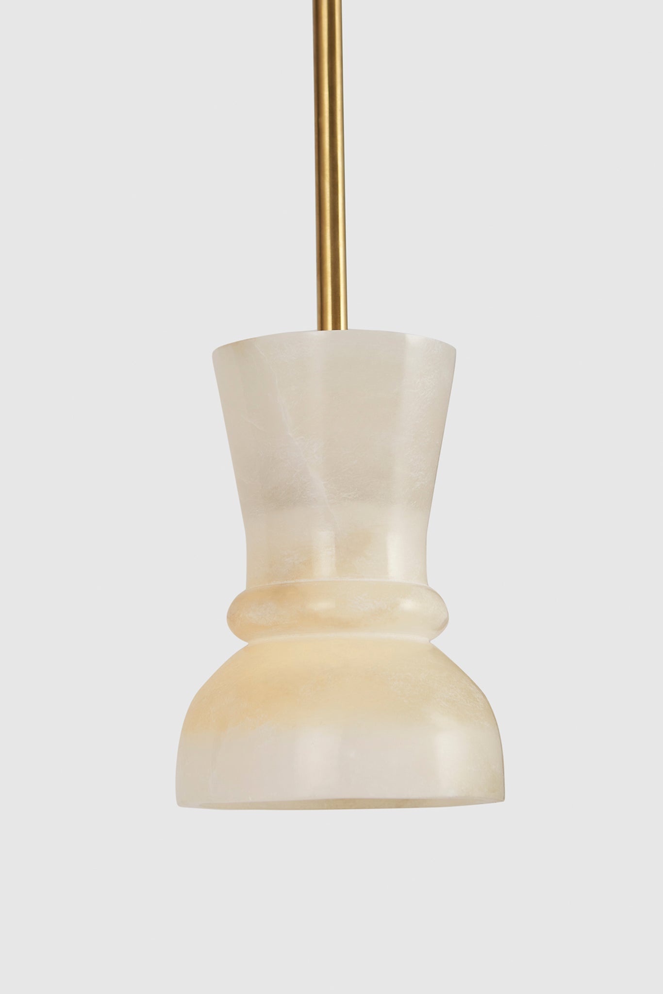 Alabaster Pendant 1 - Gold