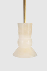 Alabaster Pendant 3 - Gold