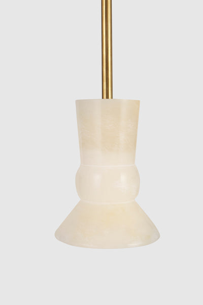 Alabaster Pendant 3 - Gold