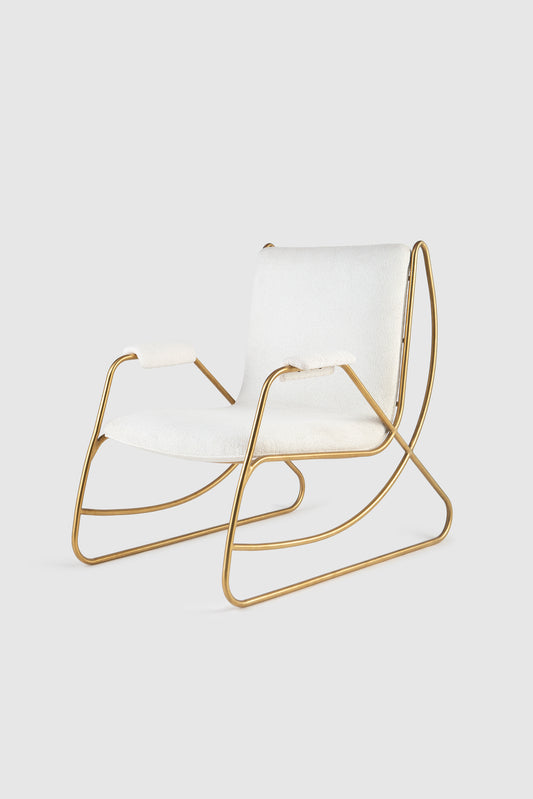 Lounge Chair - Gold