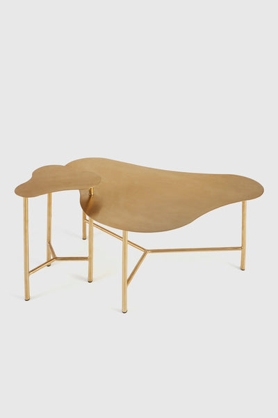 Ripple Center Table - Gold