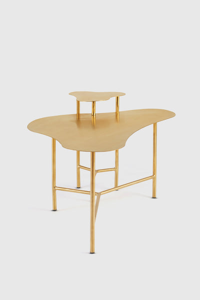 Ripple Center Table - Gold