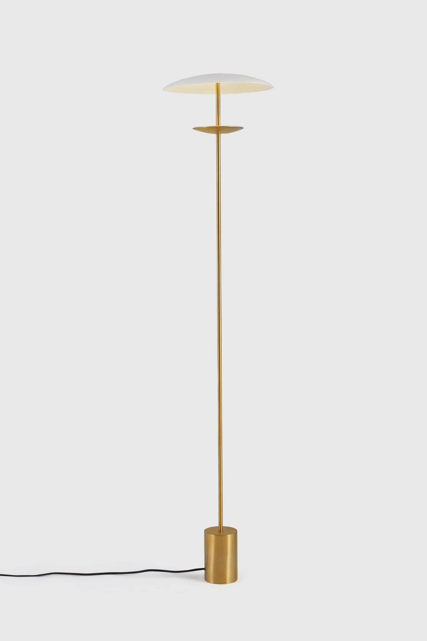 Disc Floor Lamp - Gold