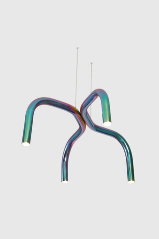 Single Branch Lamp - Rainbow